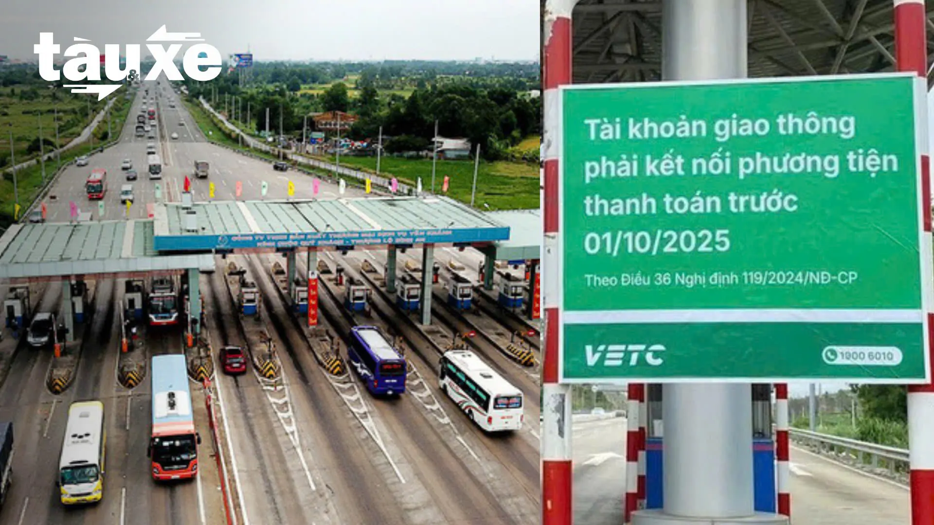 Xe ô tô không thể qua trạm thu phí nếu chưa có tài khoản giao thông | Bản tin Tàu và Xe | 17/09/2025